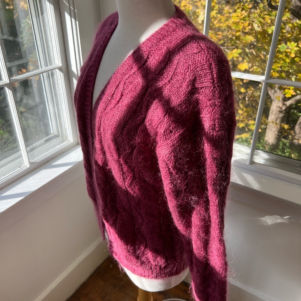 Bypias Gentleness Mohair Cardigan - Taupe main image 0